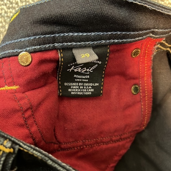 Kasil Heritage 1968 Voodoo Ink Rinse Denim Jean Size. 29 Women’s - Picture 4 of 10